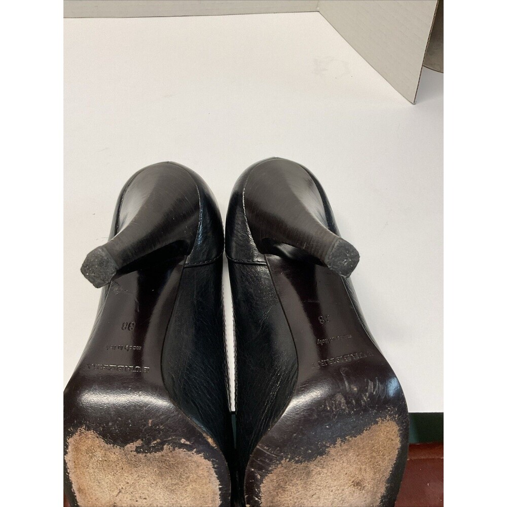 Burberry Italy Leather studded accents Black High Heels size 38 ( 7 in US ) - Picture 11 of 15